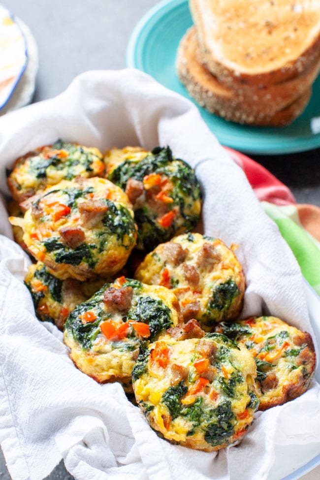 Five Ingredient Breakfast Egg Cups from thelittlekitchen.net Five Ingredient Breakfast Egg Cups from thelittlekitchen.net