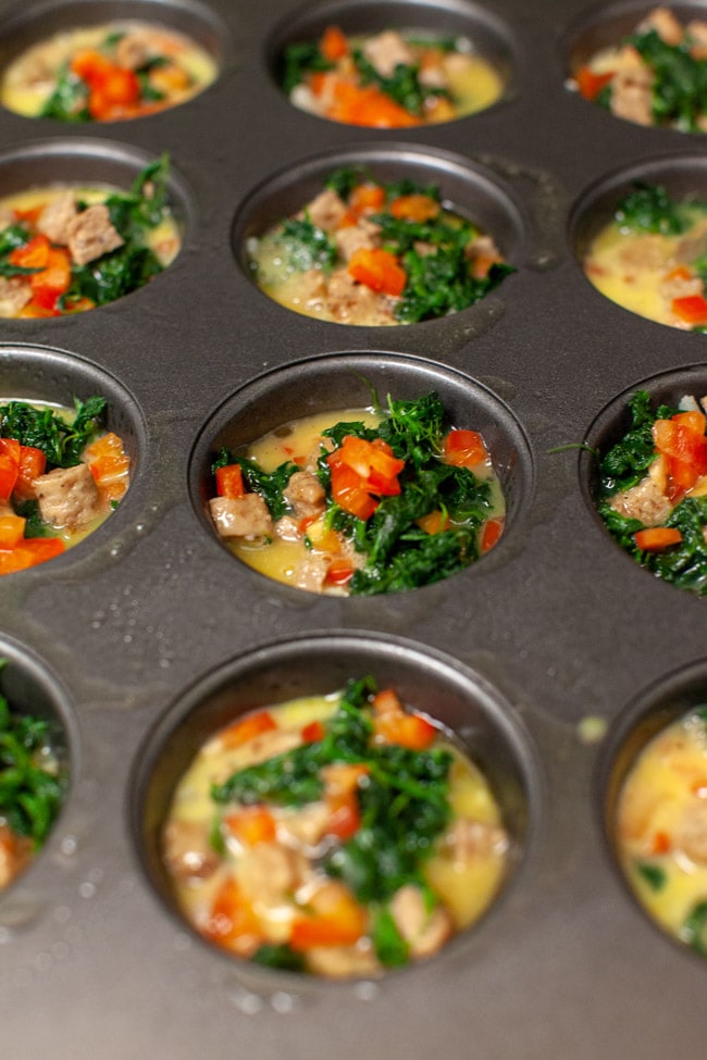 Five Ingredient Breakfast Egg Cups from thelittlekitchen.net Five Ingredient Breakfast Egg Cups from thelittlekitchen.net