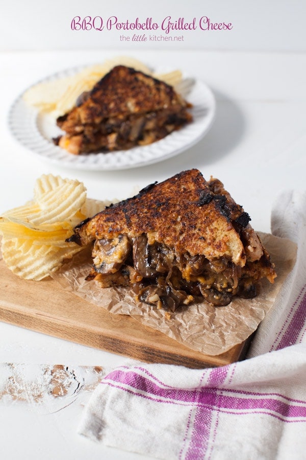 BBQ Portobello Grilled Cheese from thelittlekitchen.net BBQ Portobello Grilled Cheese from thelittlekitchen.net