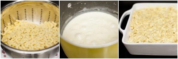 Beef Short Rib & Mushroom Mac & Cheese from The Little Kitchen Beef Short Rib & Mushroom Mac & Cheese