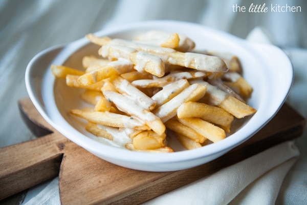 Brown Butter Gorgonzola Fries from The Little Kitchen