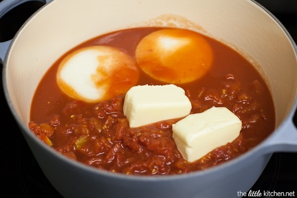 Butter & Onion Tomato Sauce Pasta with Brie from thelittlekitchen.net Butter & Onion Tomato Sauce Pasta with Brie from thelittlekitchen.net