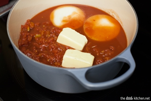 Butter & Onion Tomato Sauce Pasta with Brie from thelittlekitchen.net Butter & Onion Tomato Sauce Pasta with Brie from thelittlekitchen.net