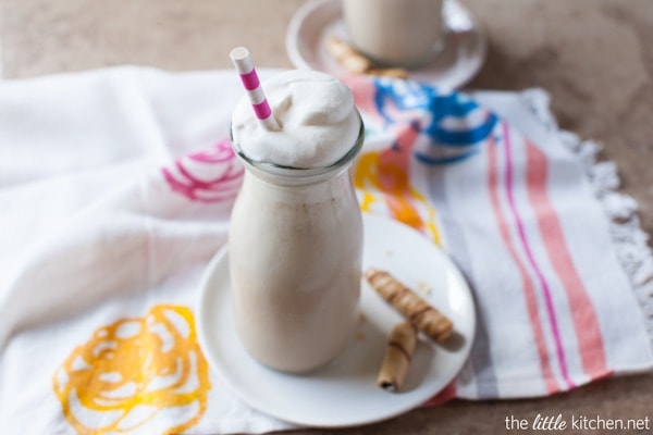 Cappuccino Milkshake from thelittlekitchen.net #MilkshakeWeek Cappuccino Milkshake from thelittlekitchen.net #MilkshakeWeek