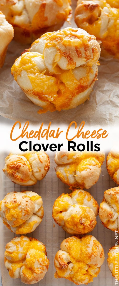 Cheddar Cheese Cloverleaf Rolls from thelittlekitchen.net Cheddar Cheese Cloverleaf Rolls from thelittlekitchen.net