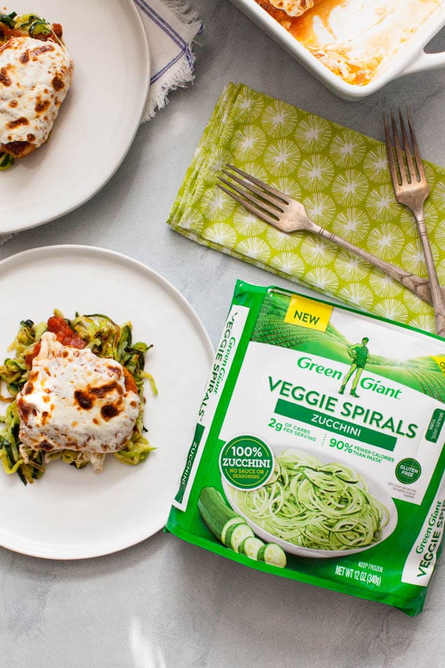 Chicken Parmesan with Zucchini Noodles from thelittlekitchen.net Chicken Parmesan with Zucchini Noodles from thelittlekitchen.net