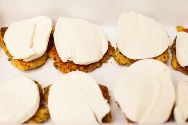 Chicken Parmesan with Zucchini Noodles from thelittlekitchen.net Chicken Parmesan with Zucchini Noodles from thelittlekitchen.net