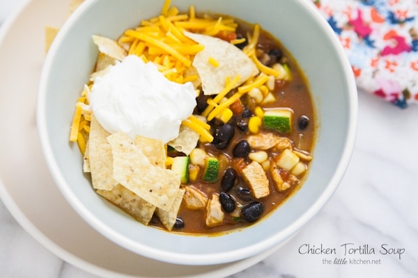 Chicken Tortilla Soup from thelittlekitchen.net Chicken Tortilla Soup from thelittlekitchen.net
