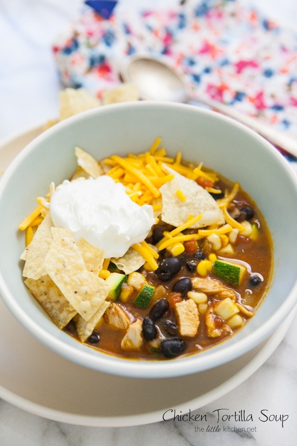Chicken Tortilla Soup from thelittlekitchen.net Chicken Tortilla Soup from thelittlekitchen.net