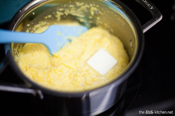 Chipotle Cheddar Shrimp & Grits from The Little Kitchen Chipotle Cheddar Shrimp & Grits