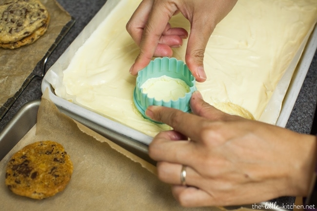 Chocolate Chip Cookie Ice Cream Sandwich from thelittlekitchen.net Chocolate Chip Cookie Ice Cream Sandwich from thelittlekitchen.net