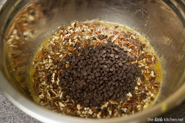 Chocolate Chip Pecan Pie Bars from thelittlekitchen.net Chocolate Chip Pecan Pie Bars from thelittlekitchen.net