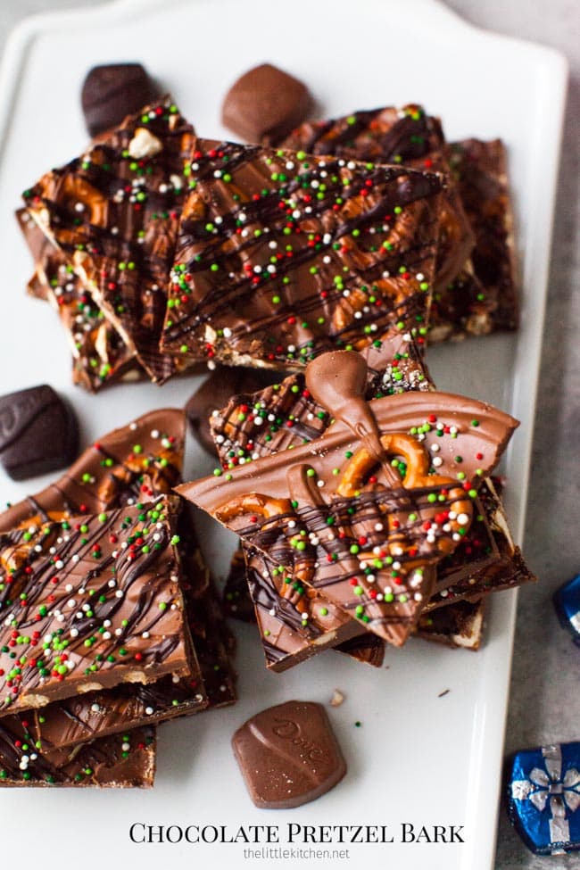 Chocolate Pretzel Bark from thelittlekitchen.net Chocolate Pretzel Bark from thelittlekitchen.net