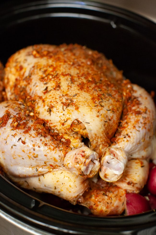 Crockpot Chicken and Potatoes from thelittlekitchen.net Crockpot Chicken and Potatoes from thelittlekitchen.net