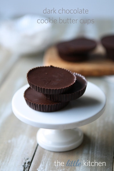 Dark Chocolate Biscoff (cookie butter) Cups