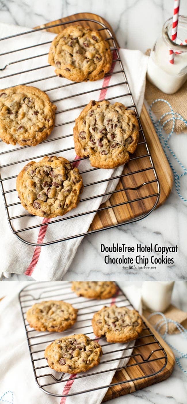 DoubleTree Hotel Chocolate Chip Cookies thelittlekitchen.net DoubleTree Hotel Chocolate Chip Cookies thelittlekitchen.net