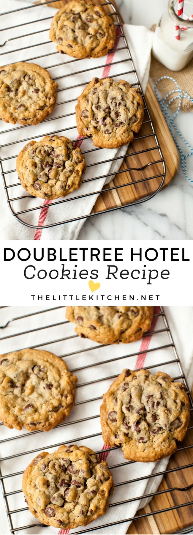 DoubleTree Hotel Chocolate Chip Cookies thelittlekitchen.net DoubleTree Hotel Chocolate Chip Cookies thelittlekitchen.net