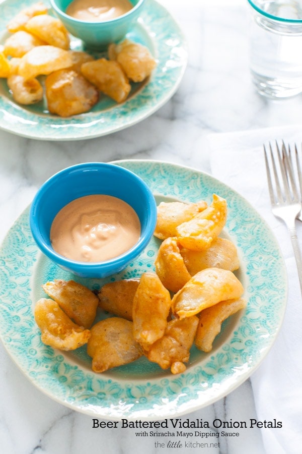 Beer Battered Vidalia Onion Petals from thelittlekitchen.net Beer Battered Vidalia Onion Petals from thelittlekitchen.net