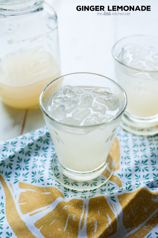 Ginger Lemonade from thelittlekitchen.net Ginger Lemonade from thelittlekitchen.net