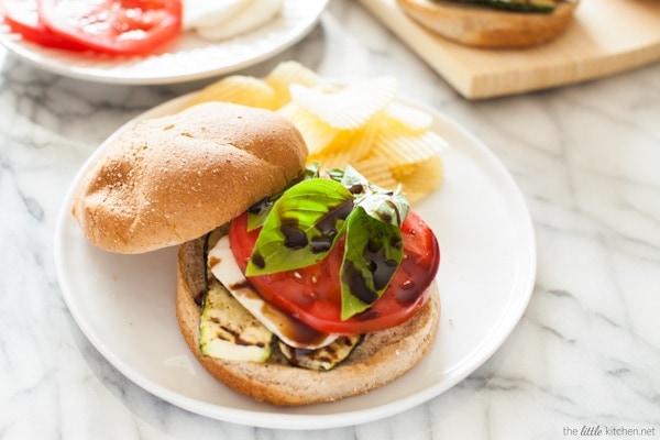 Grilled Zucchini Caprese Sandwich from thelittlekitchen.net Grilled Zucchini Caprese Sandwich from thelittlekitchen.net