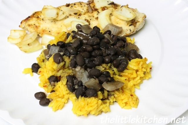 Black Beans and Rice Con Pollo