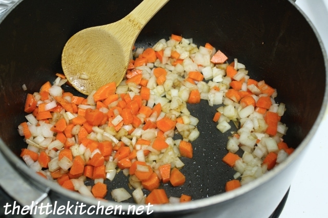 Carrots and onions