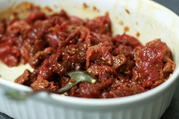 Korean Red Pepper Paste Beef Skewers