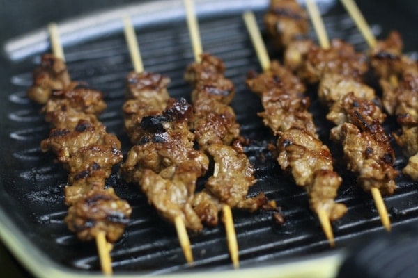 Korean Red Pepper Paste Beef Skewers