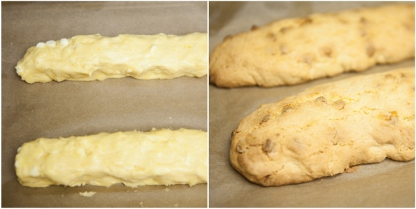 Meyer Lemon and White Chocolate Biscotti from The Little Kitchen