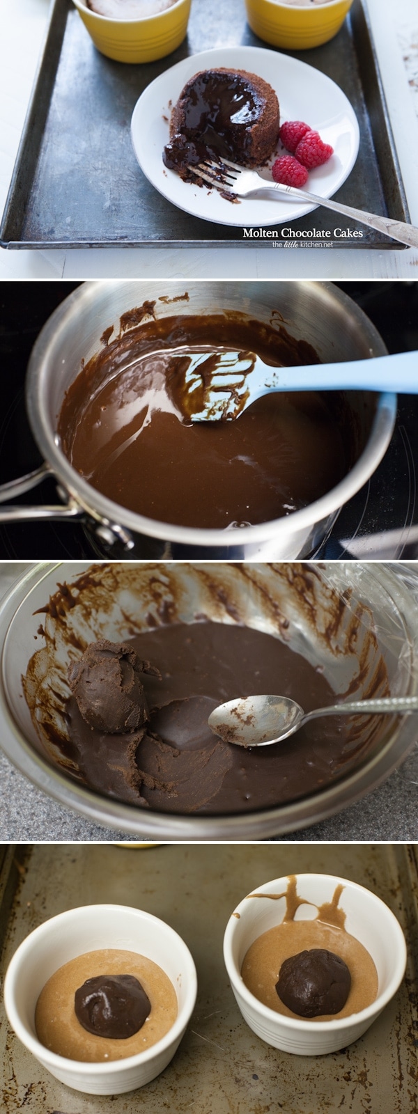 Molten Chocolate Cakes from thelittlekitchen.net Molten Chocolate Cakes from thelittlekitchen.net