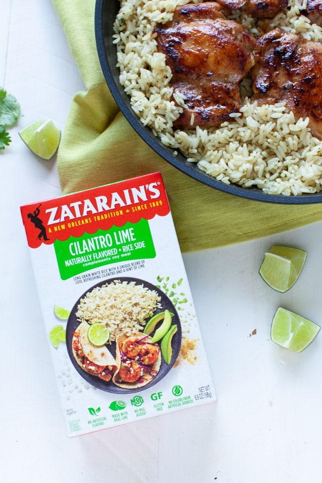 One Pot Soy-Glazed Chicken with Cilantro Lime Rice from thelittlekitchen.net One Pot Soy-Glazed Chicken with Cilantro Lime Rice from thelittlekitchen.net