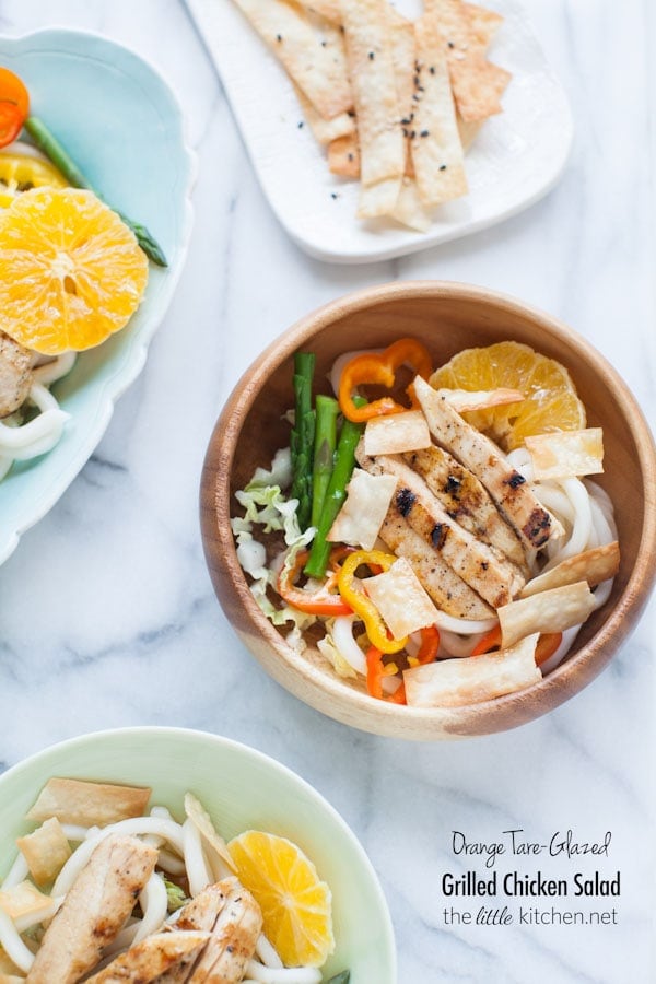 Orange Tare-Glazed Grilled Chicken Salad from thelittlekitchen.net Orange Tare-Glazed Grilled Chicken Salad from thelittlekitchen.net