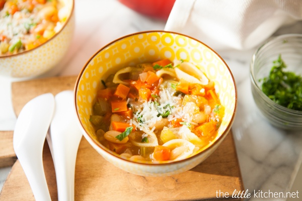Pantry Vegetable and Pasta Soup