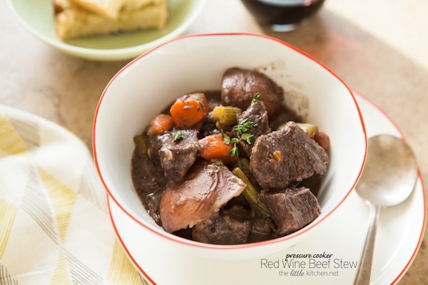 Pressure Cooker Red Wine Beef Stew from thelittlekitchen.net Pressure Cooker Red Wine Beef Stew from thelittlekitchen.net