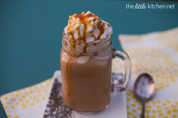 Pumpkin Spice Latte with Salted Caramel