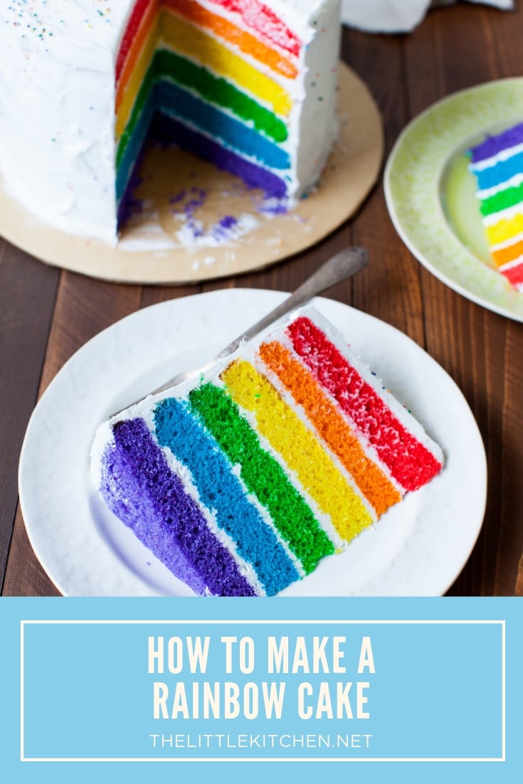 Rainbow Cake from thelittlekitchen.net Rainbow Cake from thelittlekitchen.net