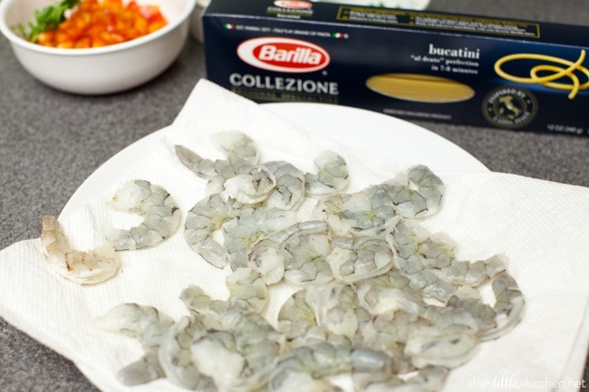 Red Pepper and Garlic Shrimp Pasta from thelittlekitchen.net Red Pepper and Garlic Shrimp Pasta from thelittlekitchen.net