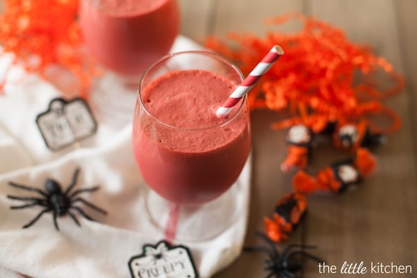 Red Velvet Cake Batter Milkshakes from The Little Kitchen