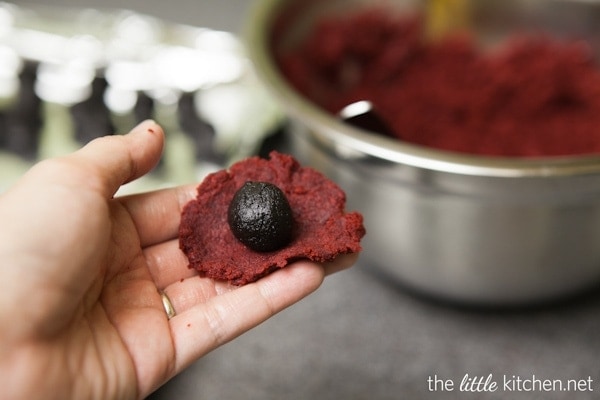 Red Velvet Oreo Truffles from The Little Kitchen Red Velvet Oreo Truffles