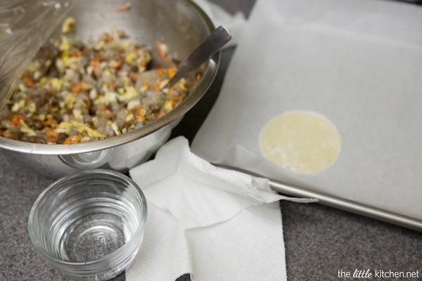 Shrimp and Mushroom Potstickers from thelittlekitchen.net Shrimp and Mushroom Potstickers from thelittlekitchen.net
