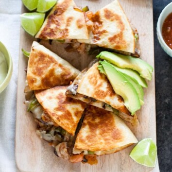 Shrimp Quesadillas from thelittlekitchen.net