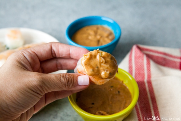 Spicy Shrimp Spring Rolls from thelittlekitchen.net Spicy Shrimp Spring Rolls from thelittlekitchen.net