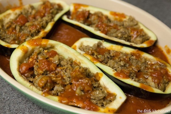 Stuffed Eggplant Recipe from thelittlekitchen.net Stuffed Eggplant Recipe from thelittlekitchen.net