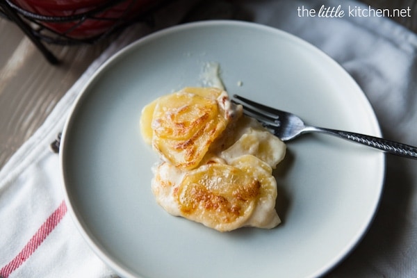Three Cheese Scalloped Potatoes