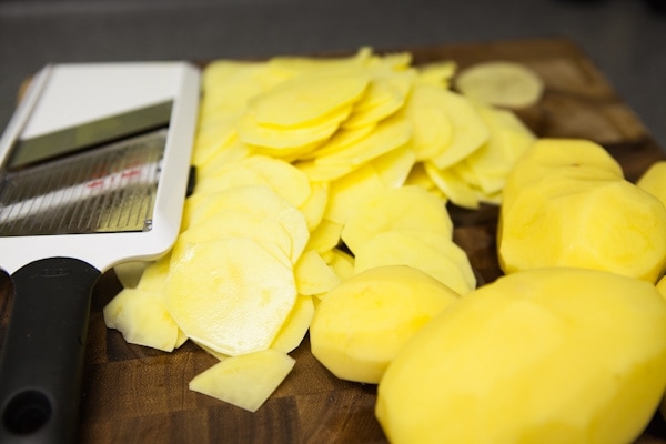 Three Cheese Scalloped Potatoes