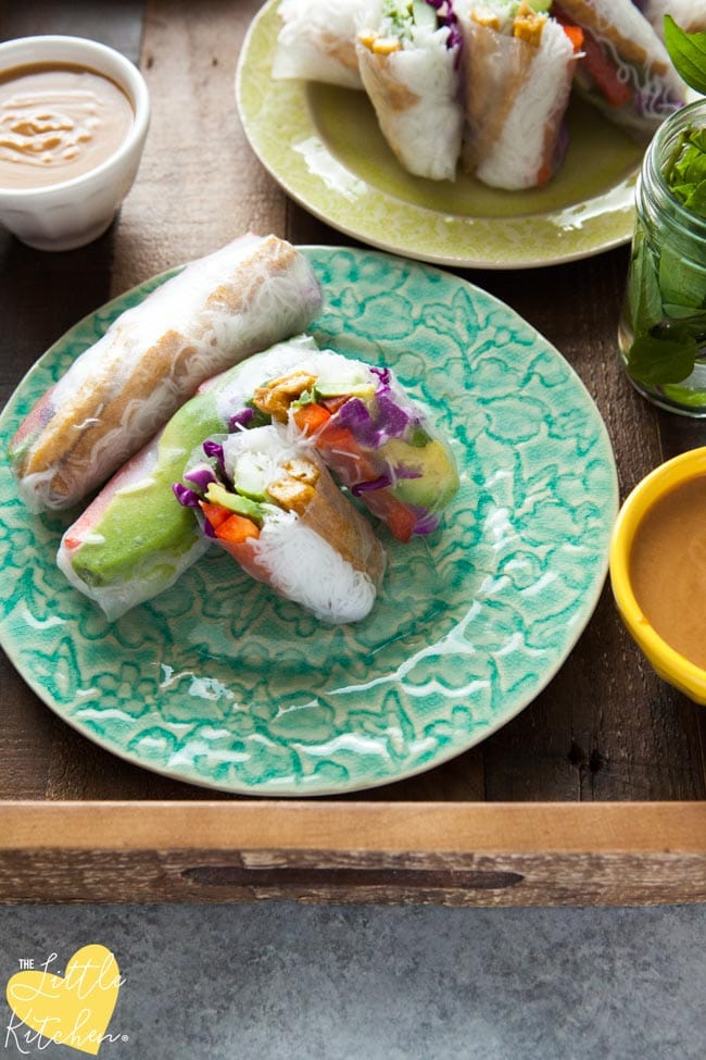 Tofu Spring Rolls from thelittlekitchen.net Tofu Spring Rolls from thelittlekitchen.net