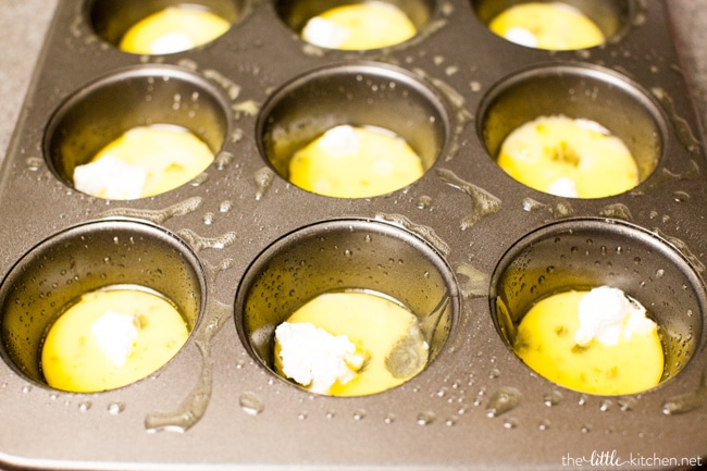 Tomato and Cheese Omelette Muffins from thelittlekitchen.net Tomato and Cheese Omelette Muffins from thelittlekitchen.net