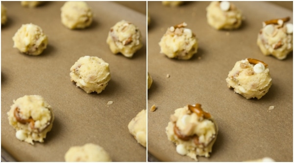 White Chocolate Toffee Crunch Cookies